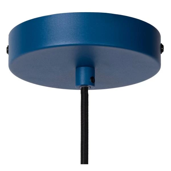 Lucide SIEMON - Hanglamp - Ø 40 cm - 1xE27 - Blauw - detail 1